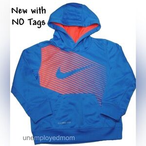 Boys Nike Hoodie Therma Fit Swoosh Jacket Sports Athletic Wear Coat Sweater